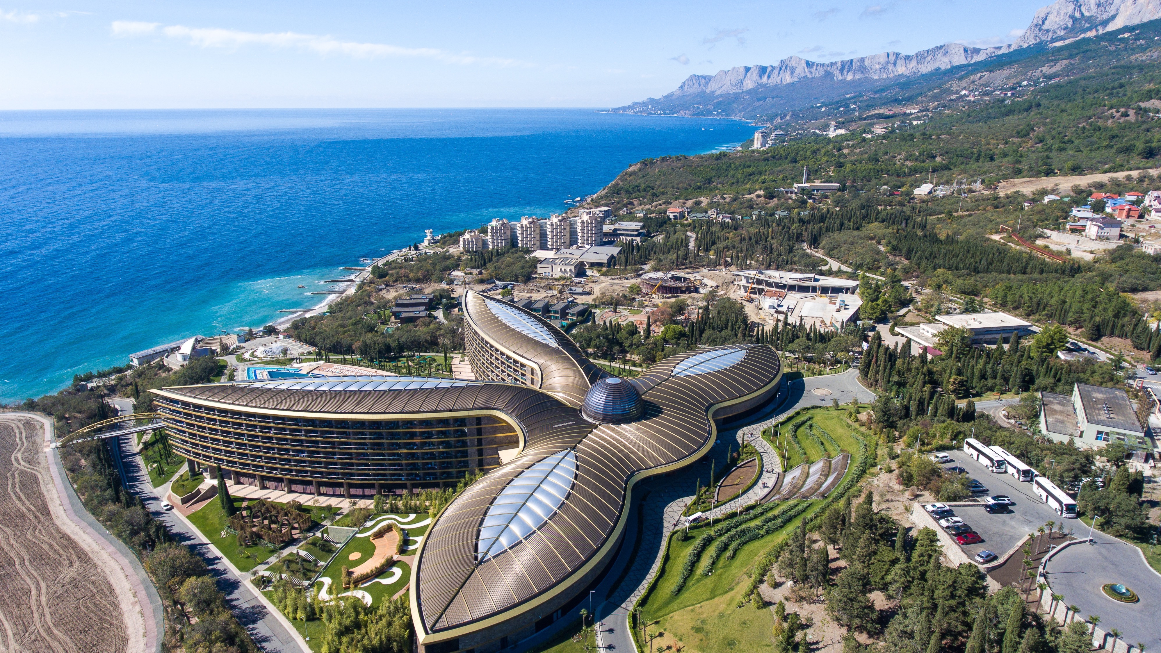 Исходная аэросъёмка территории Mriya Resort & SPA в Крыму